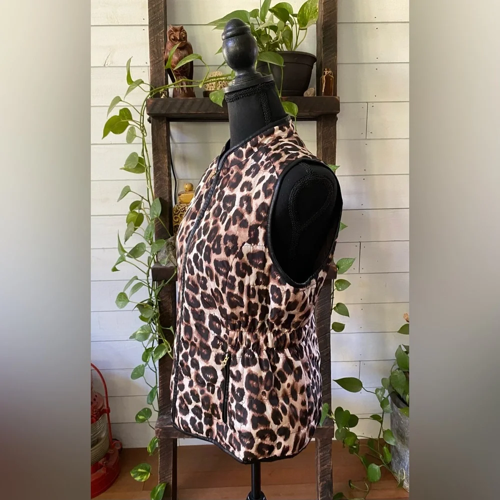 Chico’s: Animal Print Vest
